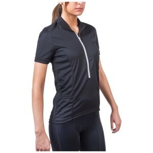 AERO TECH DESIGNS Women’s Specific Cycling Jersey - BLACK - Size M